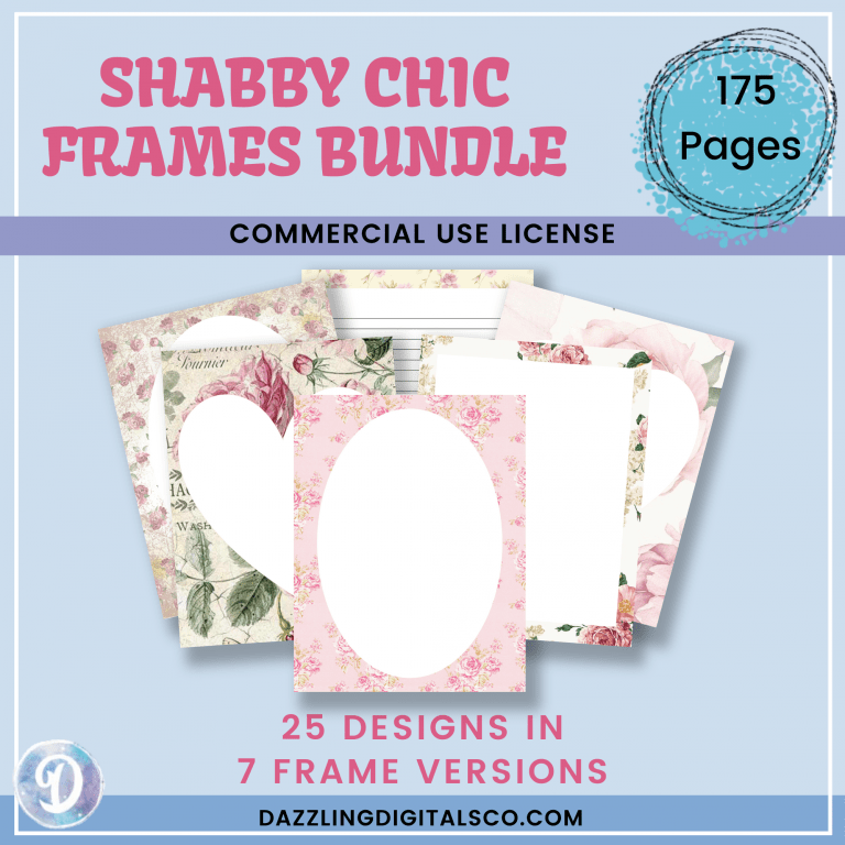 Shabby Chic Frames Bundle