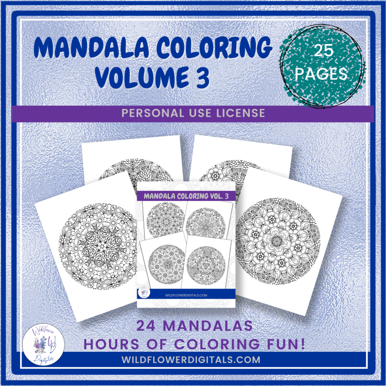 Mandala Coloring Vol 3