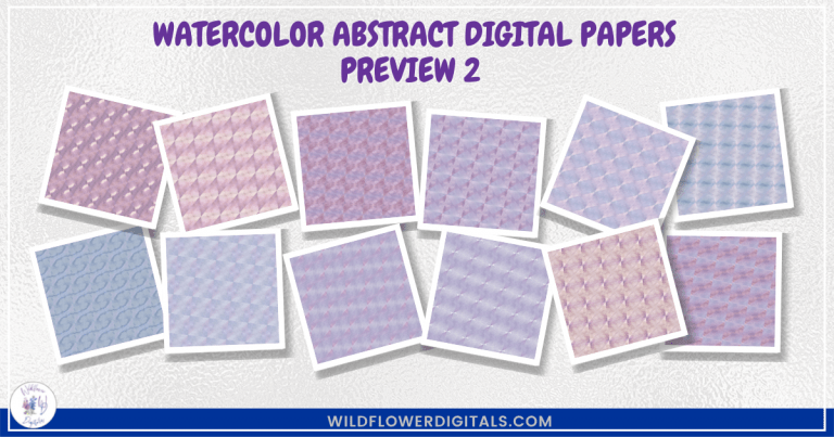 Watercolor Abstract Digital Papers