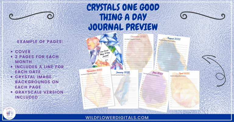 Crystals One Good Thing Journal
