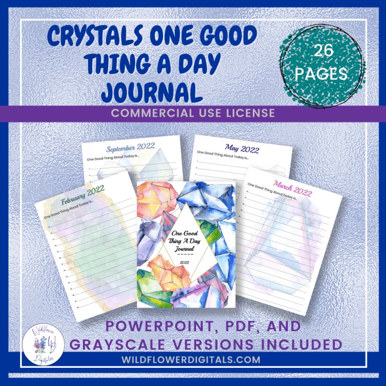 Crystals One Good Thing Journal