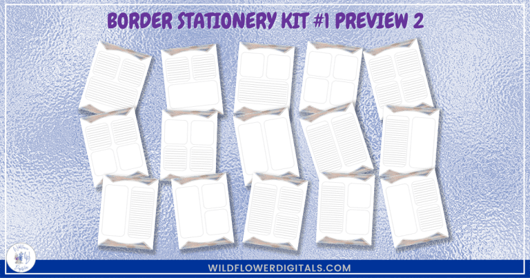 Border Stationery Kit 1