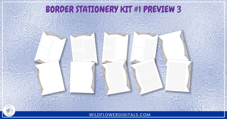 Border Stationery Kit 1