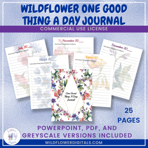 Wildflower One Good Thing Journal