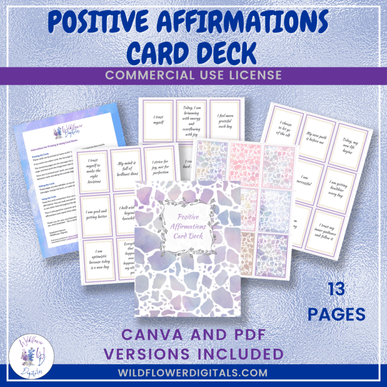 Positive Affirmations Card Deck