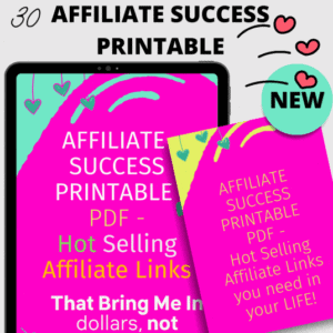 Affiliate Success Printable