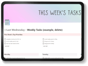 Weekly Planner