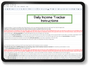 Daily Income Tracker
