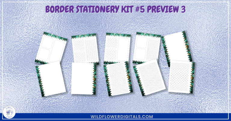 Border Stationery Kit 5